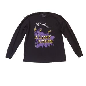 A Lost Cause Men's Black Grim Reaper Long Sleeve T-Shirt‎ XL
